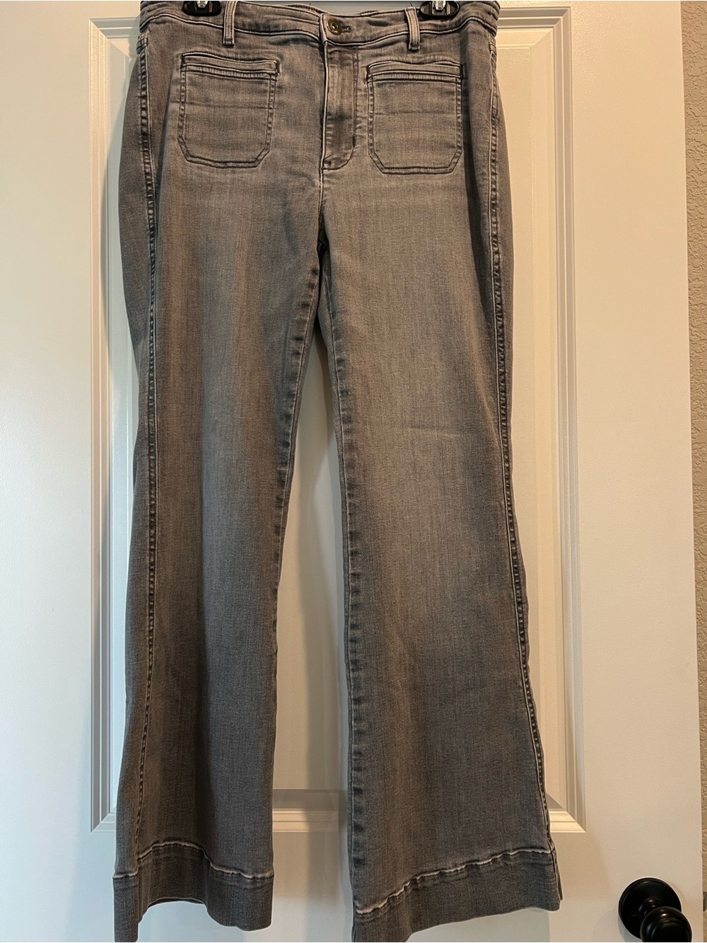 J. Jill Gray High Rise Flare Heans
